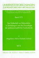 Das Gräberfeld von Rákóczifalva in Zentralungarn und die Chronologie des spätawarenzeitlichen Fundmaterials
 3774939683, 9783774939684