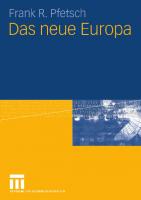 Das neue Europa (German Edition)
 3531155156, 9783531155159