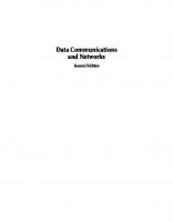Data communications and networks [2 ed.]
 9780071077705, 0071077707