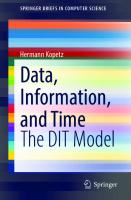Data, Information, and Time: The DIT Model (SpringerBriefs in Computer Science)
 3030963284, 9783030963286