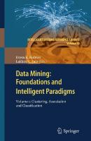 Data Mining: Foundations and Intelligent Paradigms: Volume 1: Clustering, Association and Classification
 9783642231650, 3642231659