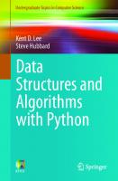 Data Structures and Algorithms with Python
 9783319130712, 9783319130729, 3319130714, 3319130722