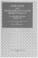 David Hume and The Eighteenth Century British Thought: An annotated catalogue Supplement [2]
 4805752092
