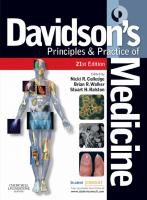 Davidson's Principles and Practice of Medicine [21 ed.]
 9780702030857, 9780702030840