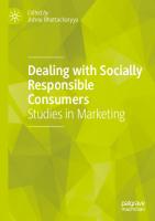Dealing with Socially Responsible Consumers: Studies in Marketing
 9811944563, 9789811944567
