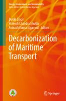 Decarbonization of Maritime Transport
 9819916763, 9789819916764