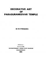 Decorative art of Parasuramesvar temple