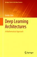 Deep Learning Architectures - A Mathematical Approach [1 ed.]
 9783030367206, 9783030367213