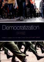 Democratization [2 ed.]
 0198732287, 9780198732280