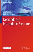 Dependable Embedded Systems [1st ed.]
 9783030520168, 9783030520175