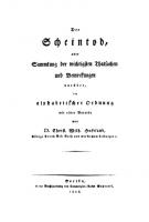 Der Scheintod, oder Sammlung der wichtigsten Thatsachen und Bemerkungen [Reprint 2021 ed.]
 9783112443484, 9783112443477