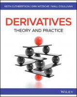 Derivatives: Theory and Practice [1. ed.]
 1119595592, 9781119595595