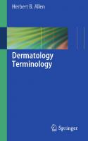 Dermatology Terminology
 184882839X, 9781848828391
