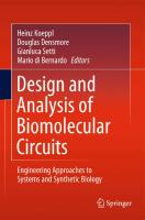 Design and Analysis of Biomolecular Circuits: Engineering Approaches to Systems and Synthetic Biology
 9781441967657, 9781441967664, 1441967656