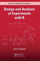 Design and Analysis of Experiments with R [1 ed.]
 9781498728485