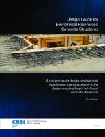 Design Guide for Economical Reinforced Concrete Structures
 9781943961207