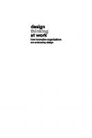 Design Thinking at Work: How Innovative Organizations are Embracing Design
 9781487513788