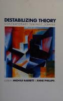 Destabilizing Theory: Contemporary Feminist Debates
 9780804720304