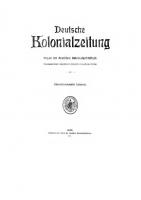 Deutsche Kolonialzeitung. Organ der Deutschen Kolonialgesellschaft [28]