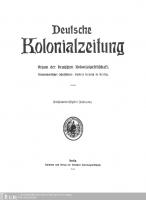 Deutsche Kolonialzeitung. Organ der Deutschen Kolonialgesellschaft [36]