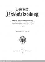 Deutsche Kolonialzeitung. Organ der Deutschen Kolonialgesellschaft [37]