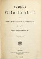 Deutsches Kolonialblatt. Amtsblatt für die Schutzgebiete des Deutschen Reichs [1]