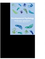 Developmental Psychology, 2e (UK Higher Education Psychology Psychology) [2 ed.]
 0077175190, 9780077175191