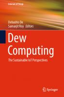 Dew Computing: The Sustainable IoT Perspectives (Internet of Things) [1st ed. 2024]
 9819945895, 9789819945894
