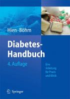 Diabetes-Handbuch: Eine Anleitung für Praxis und Klinik (German Edition)
 3540240322, 9783540240327
