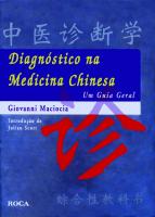 Diagnóstico na Medicina Chinesa: Um Guia Geral
 9788572415866, 8572415866