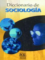 Diccionario de sociologÃ­a (2a. ed.)