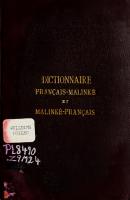 Dictionnaire Français-Malinke et Malinke-Français