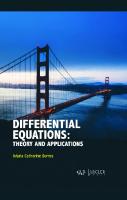 Differential Equations: Theory and Applications
 1773614037, 9781773614038