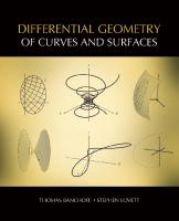 Differential geometry of curves and surfaces
 978-1-4398-9405-7, 1439894051
