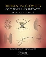 Differential geometry of curves and surfaces [Second edition.]
 9781482247374, 1482247372