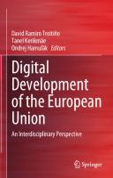 Digital Development of the European Union: An Interdisciplinary Perspective
 3031273117, 9783031273117