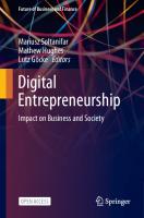 Digital Entrepreneurship: Impact on Business and Society [1st ed.]
 9783030539139, 9783030539146