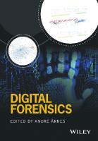 Digital Forensics [1 ed.]
 1119262380,  978-1119262381