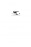 Direct Democracy: A Double-Edged Sword
 9781626377189