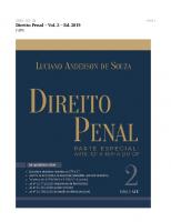 Direito Penal - Parte Especial: Arts. 121 a 154-A do CP [2, 2019 ed.]
