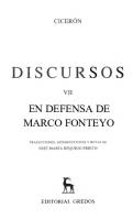 Discurso En Defensa De Marco Fonteyo