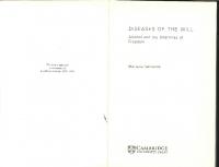 Diseases of the Will: Alcohol and the Dilemmas of Freedom
 0521623006, 9780521623001