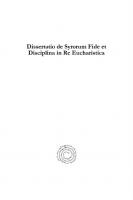 Dissertatio de Syrorum Fide et Disciplina in Re Eucharistica
 9781463226756