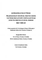 [Dissertation] An Encapsulation of Óðinn: Religious belief and ritual practice amon the Viking Age elite with particular focus upon the practice of ritual hanging 500 -1050 AD (Odin, Wotan, Godan)