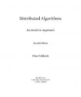 Distributed Algorithms : an Intuitive Approach. [2 ed.]
 9780262037662, 0262037661