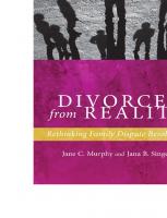 Divorced from Reality: Rethinking Family Dispute Resolution
 9780814708941