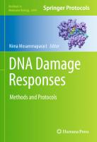 DNA Damage Responses: Methods and Protocols (Methods in Molecular Biology, 2444)
 1071620622, 9781071620625