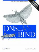 DNS and BIND: Includes index [5th ed]
 9780596100575, 0596100574