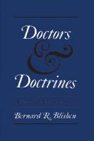 Doctors and Doctrines : The Ideology of Medical Care in Canada [1 ed.]
 9781442632158, 9780802061058