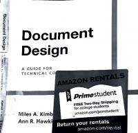 Document Design: A Guide for Technical Communicators [1 ed.]
 0312436998, 9780312436995